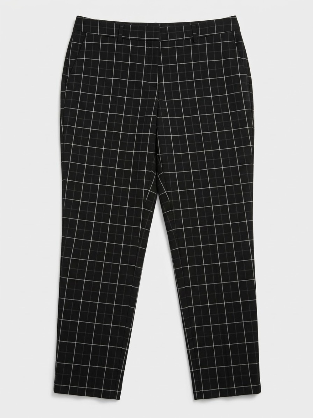 Size 18- Lane Bryant Black Windowpane Ankle Pants